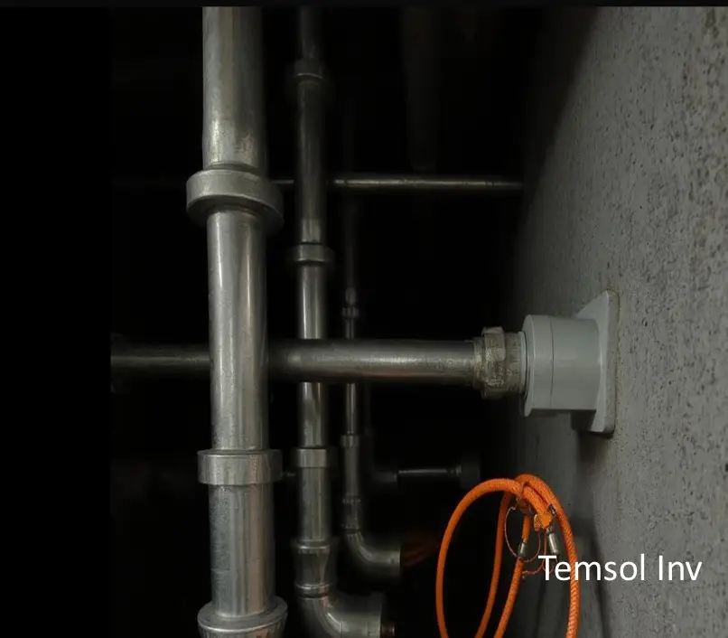 ติดตั้งท่อร้อยสายไฟฟ้าในงานประปา-Temsol Innovation